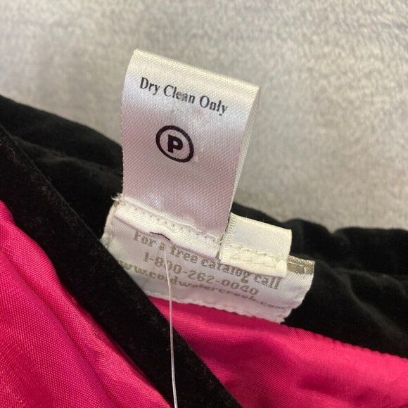 NEW Coldwater Creek Silk Velvet Blazer Jacket Womens Large Mixed Media Floral - Picture 15 of 15